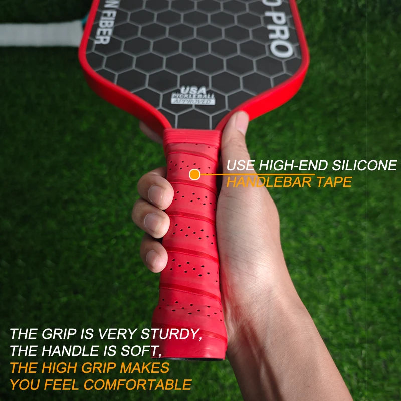 T700 Carbon Fiber Pickleball Paddle 16mm Polypropylene Honeycomb Core Pickleballs Paddles Pickle Ball